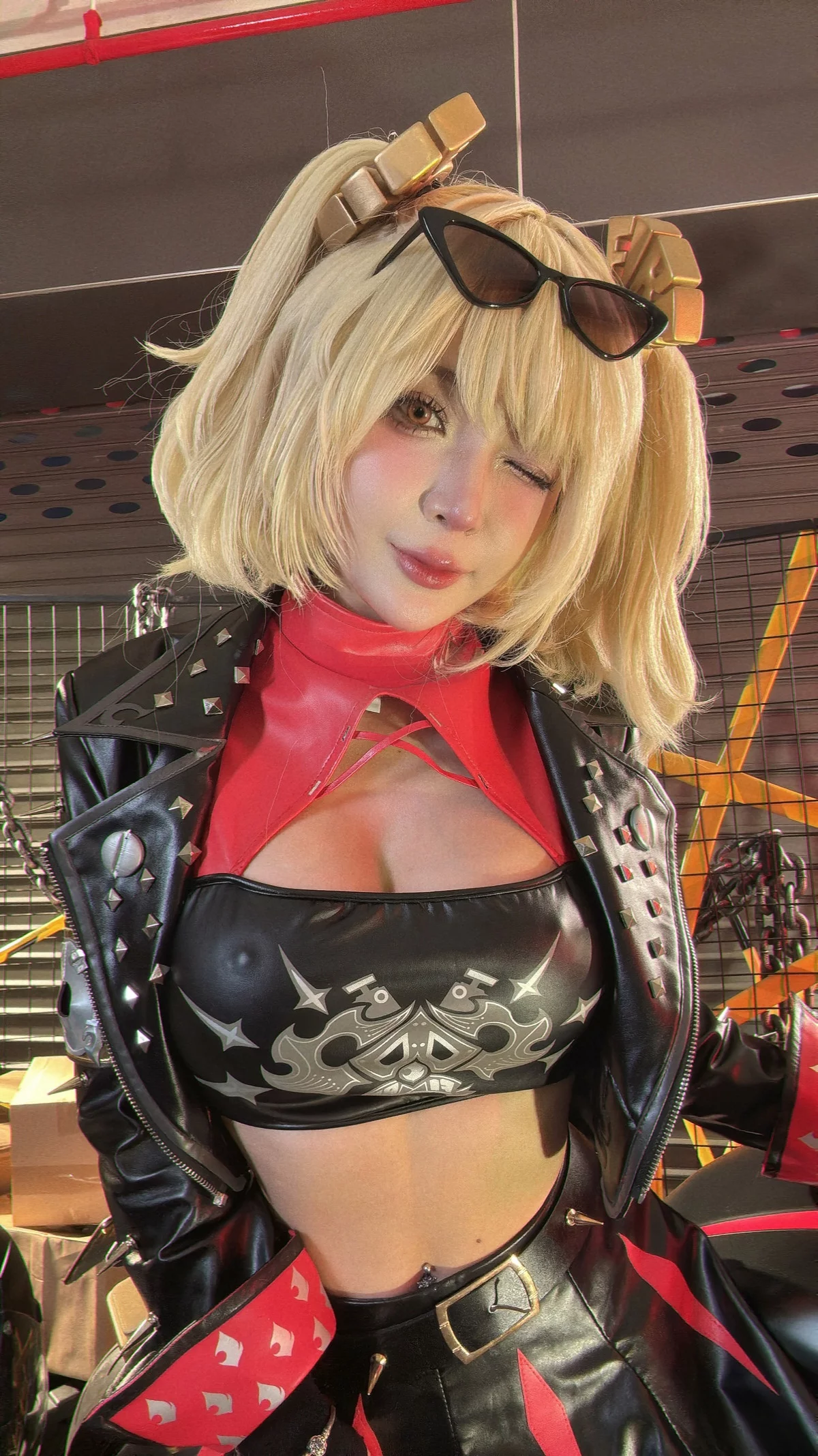 Xgyw.Org_越南Coser美女Umeko J-Burnice White角色主题性感机车女郎黑色情趣服饰秀惹火身材诱惑写真97P