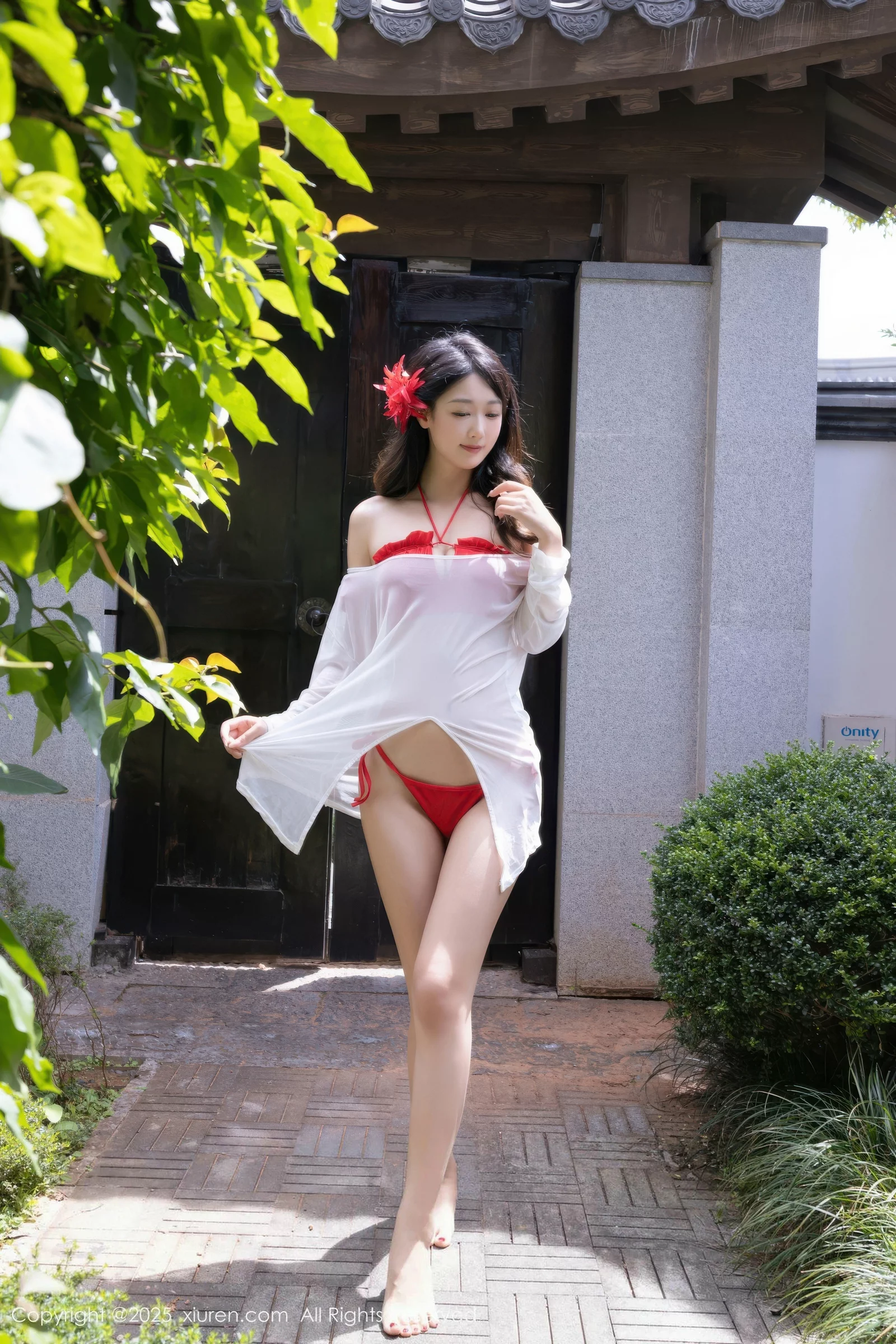 Xgyw.Org_[XiuRen秀人网]No.10662_模特唐安琪性感红色短裙露红色泳衣秀曼妙身姿迷人诱惑写真80P