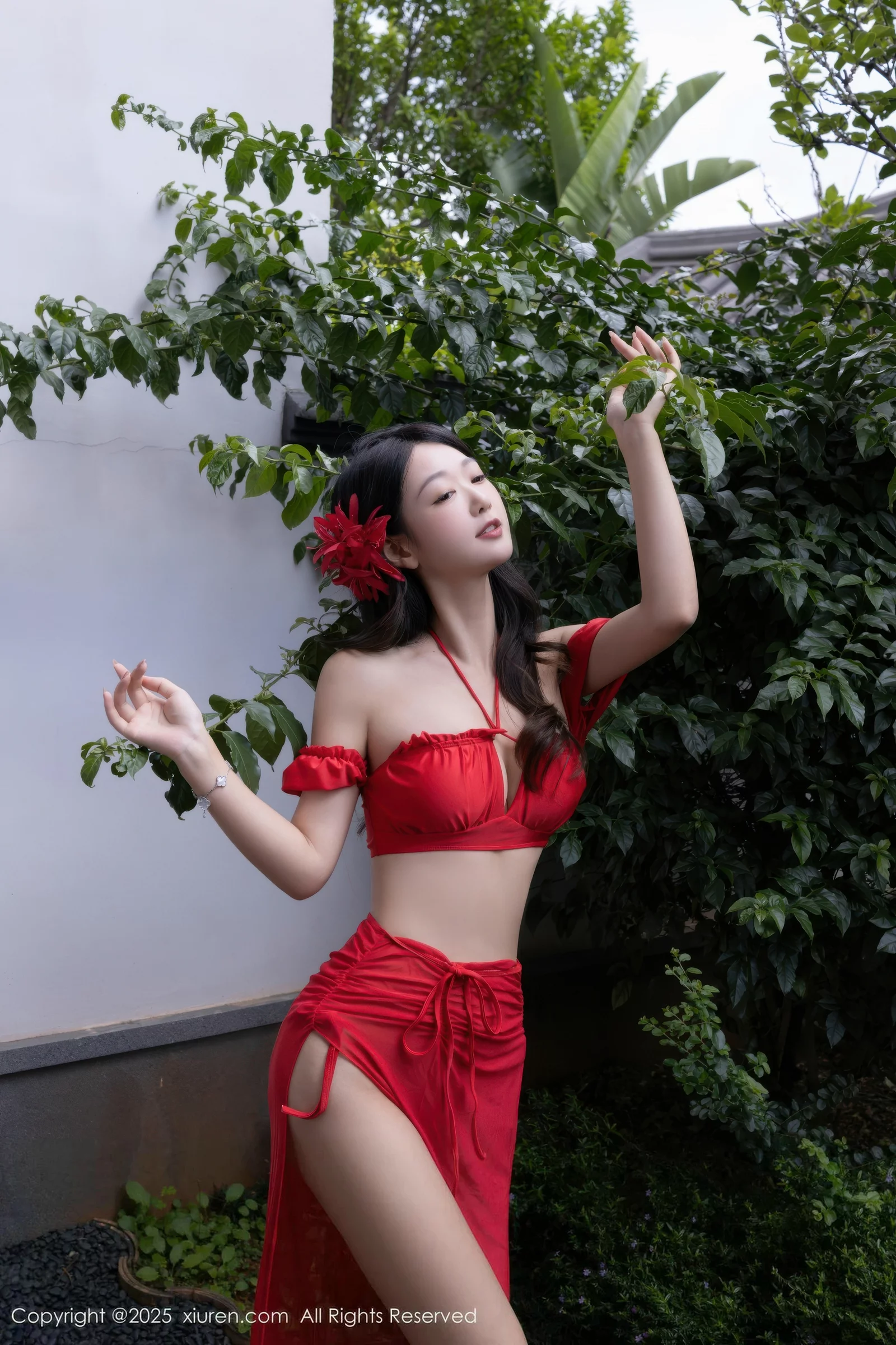 Xgyw.Org_[XiuRen秀人网]No.10662_模特唐安琪性感红色短裙露红色泳衣秀曼妙身姿迷人诱惑写真80P