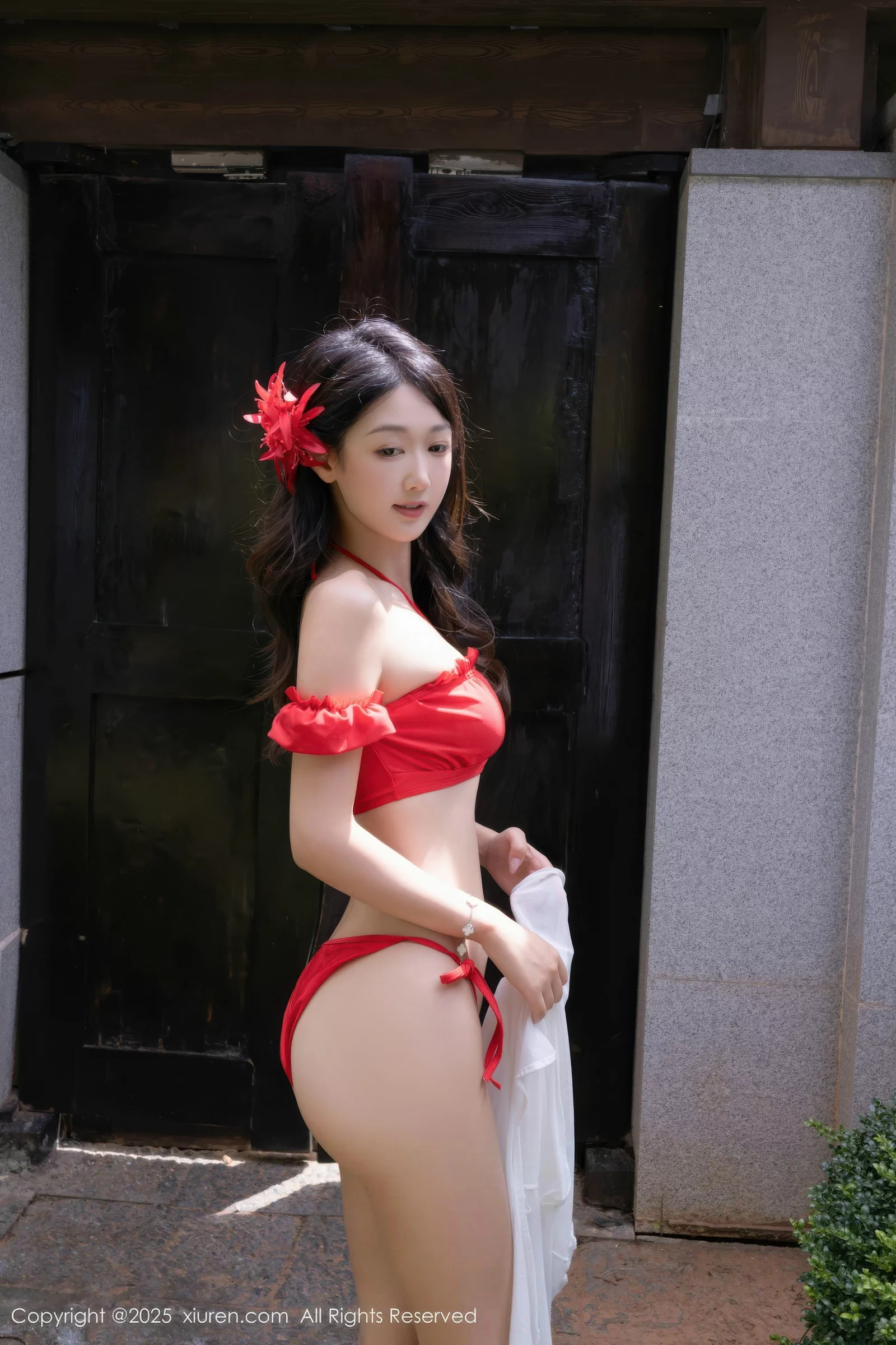 Xgyw.Org_[XiuRen秀人网]No.10662_模特唐安琪性感红色短裙露红色泳衣秀曼妙身姿迷人诱惑写真80P