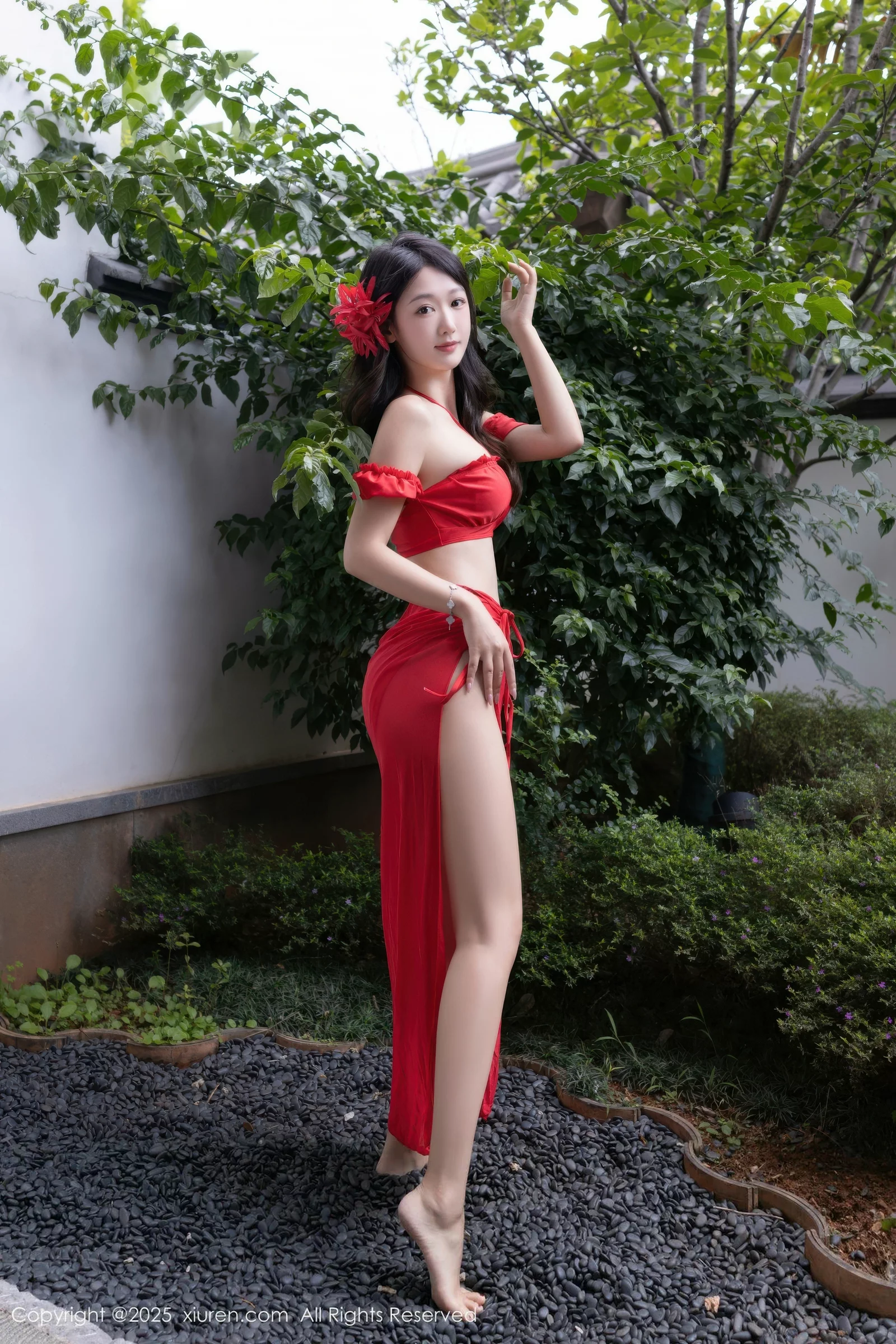 Xgyw.Org_[XiuRen秀人网]No.10662_模特唐安琪性感红色短裙露红色泳衣秀曼妙身姿迷人诱惑写真80P