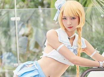 网络美女西瓜少女舰队少女兔女郎主题性感兔女郎装扮脱短裙秀曼妙身姿迷人诱惑写真117P