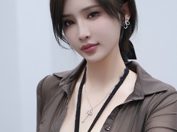 XiuRen第8211期_女神Carol周妍希办公室性感黑色蕾丝内衣配超薄黑丝完美诱惑写真54P