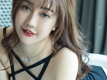 [Ugirls爱尤物]No.2837_模特王翊涵私房浴室性感黑色高叉连体衣秀丰满身材诱惑写真35P