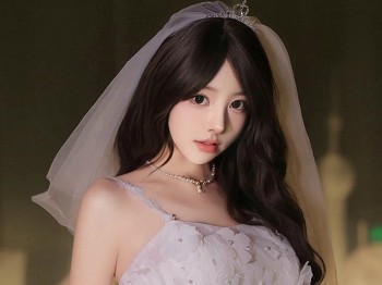 XiuRen第9601期_模特桃妖夭性感白色婚纱露白色内衣配超薄肉丝秀曼妙身姿诱惑写真77P